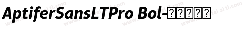 AptiferSansLTPro Bol字体转换